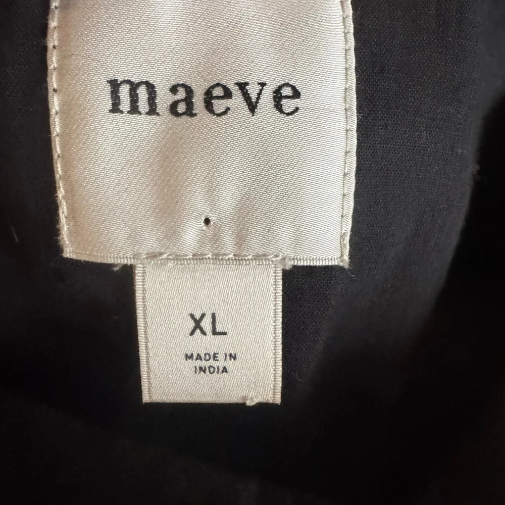 Maeve‎ Black Puff Sleeve Dress XL